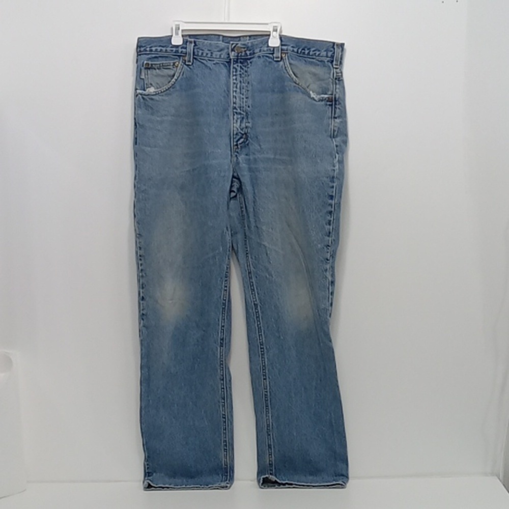 Carhartt Denim Blue Jean's Traditional Fit Work Pants Men's Sz 40 NICE!